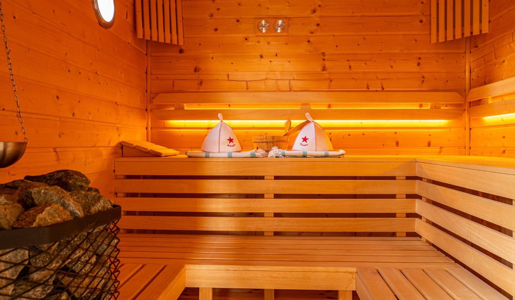 Domek Arkasasino Z Jacuzzi Buitenkant foto