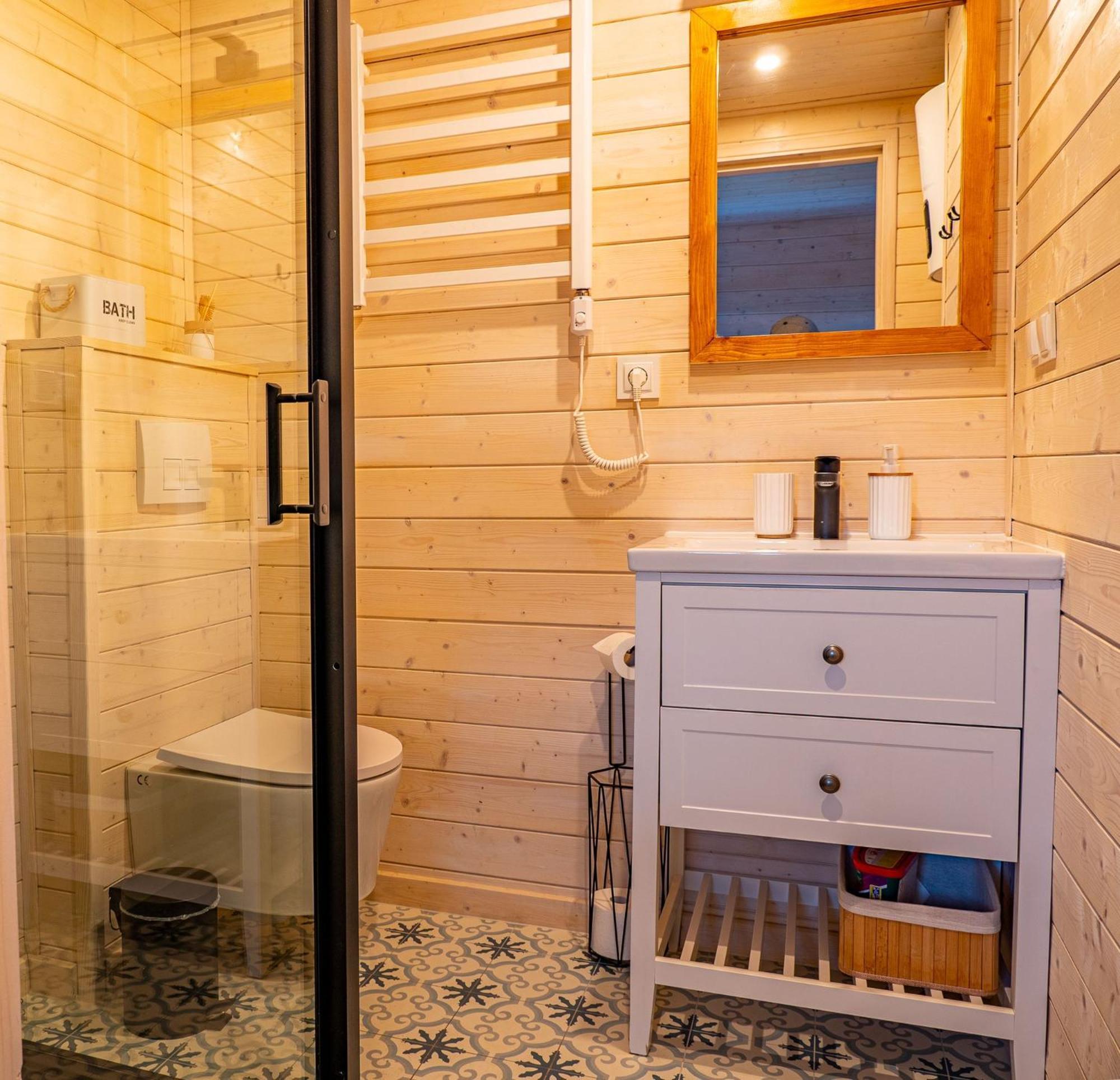 Domek Arkasasino Z Jacuzzi Buitenkant foto