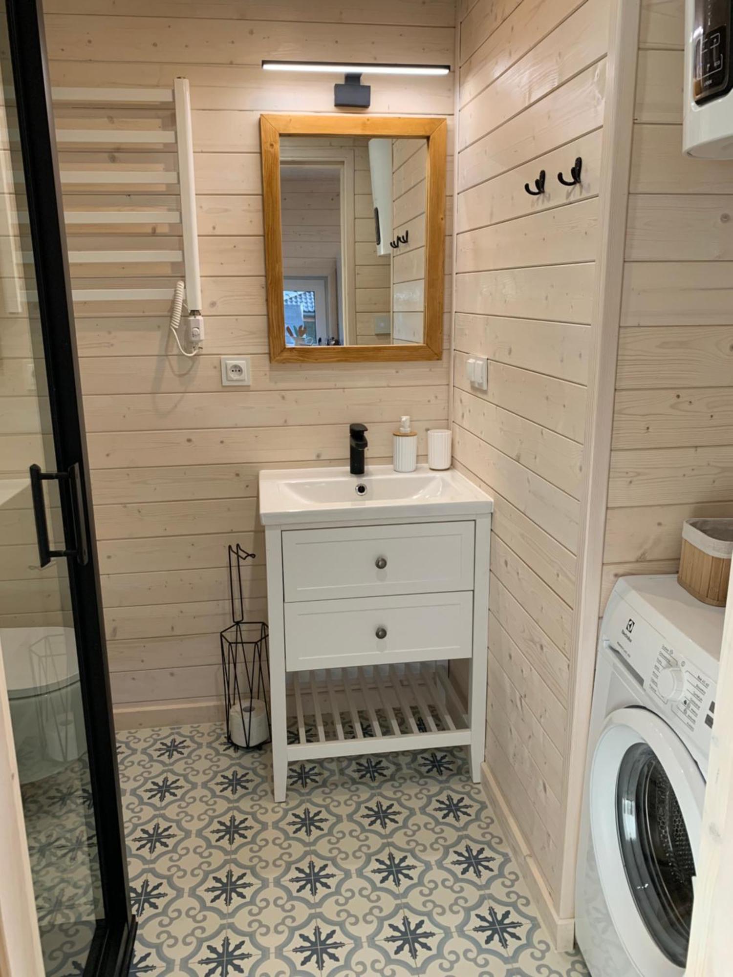 Domek Arkasasino Z Jacuzzi Buitenkant foto